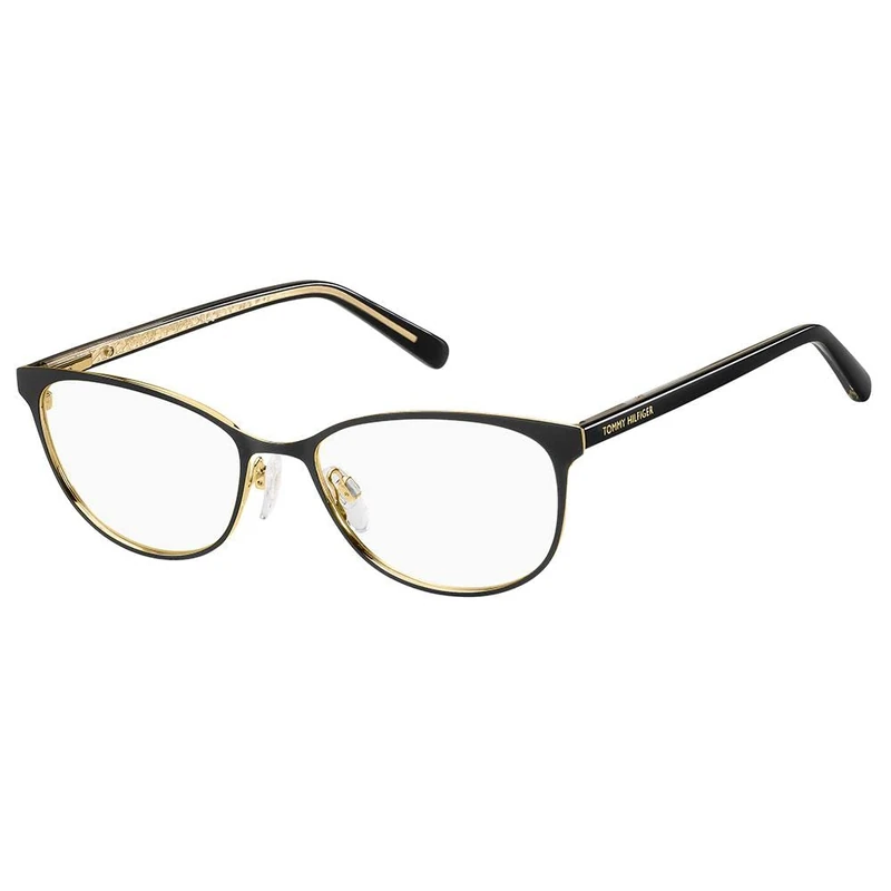 Tommy Hilfiger Th 1778 7C5/17 BLACK CRYSTL Eyewear Women's Steel, Standard, 53