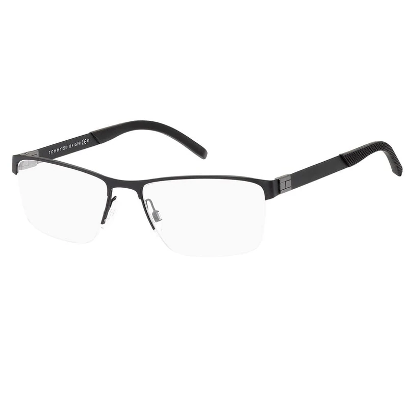 Tommy Hilfiger Th 1781 003/39 MATT BLACK Eyewear Men's Metal, Standard, 58