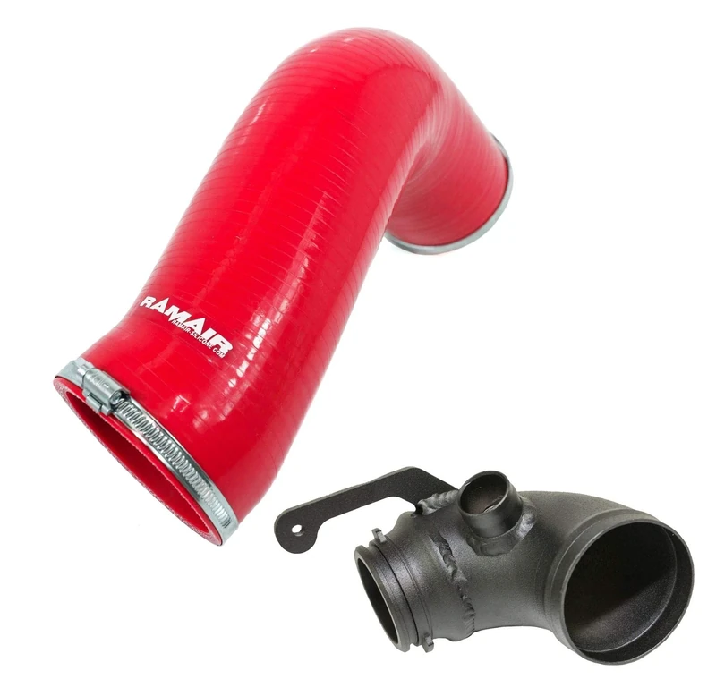 RIP-007-RD-TI - Red Intake Hose & Turbo Elbow VW Golf MK7 GTI R S3 MQB 2.0 TSI