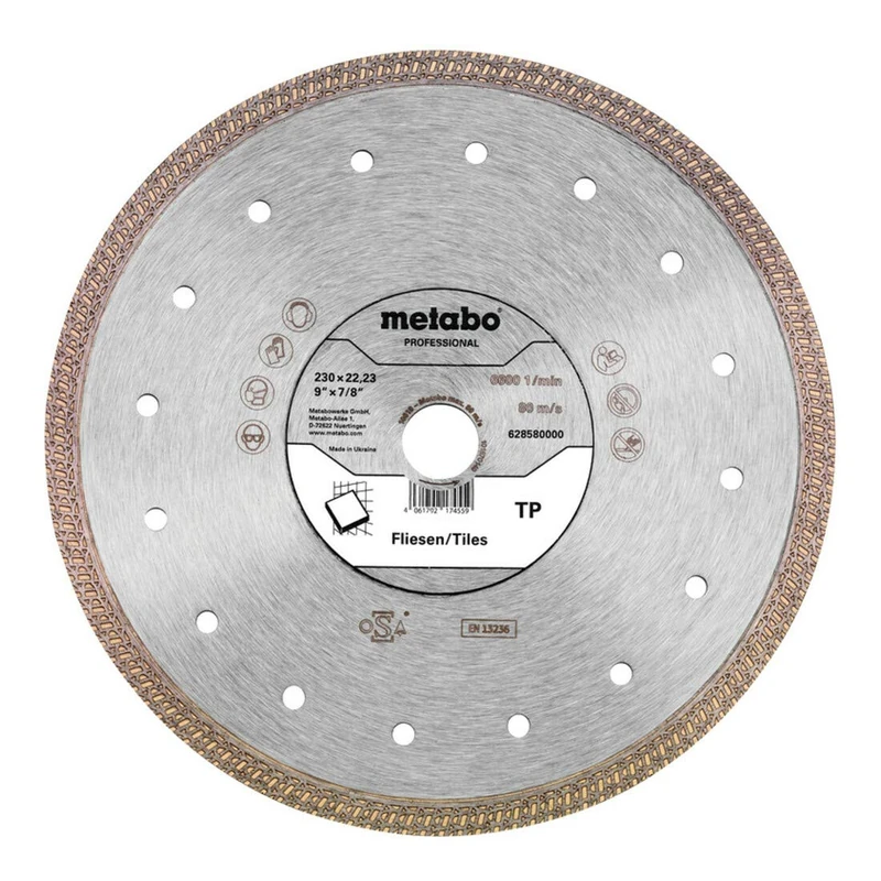 Metabo 628580000 Dia-TS 230x22.23mm, TP, Fliesen, prof.