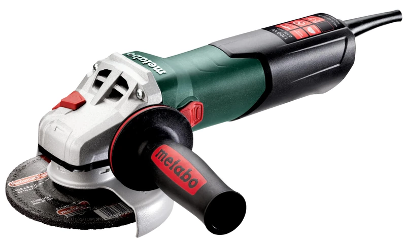 Metabo WEA 11-125 Quick Angle Grinder (603626000) Box, 1100 Watt, Disc Diameter: 125 mm, Idle Speed: 10500 /min