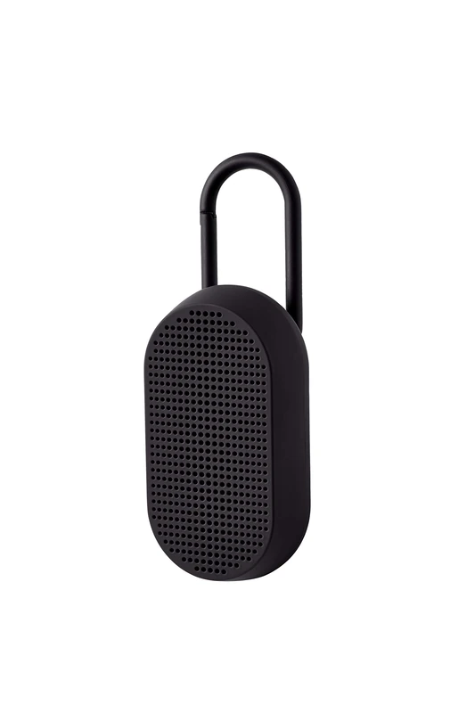 Lexon MINO T Portable Bluetooth Speaker for outdoor use, Water Resistant IPX4 and rechargeable - Black - Image 1