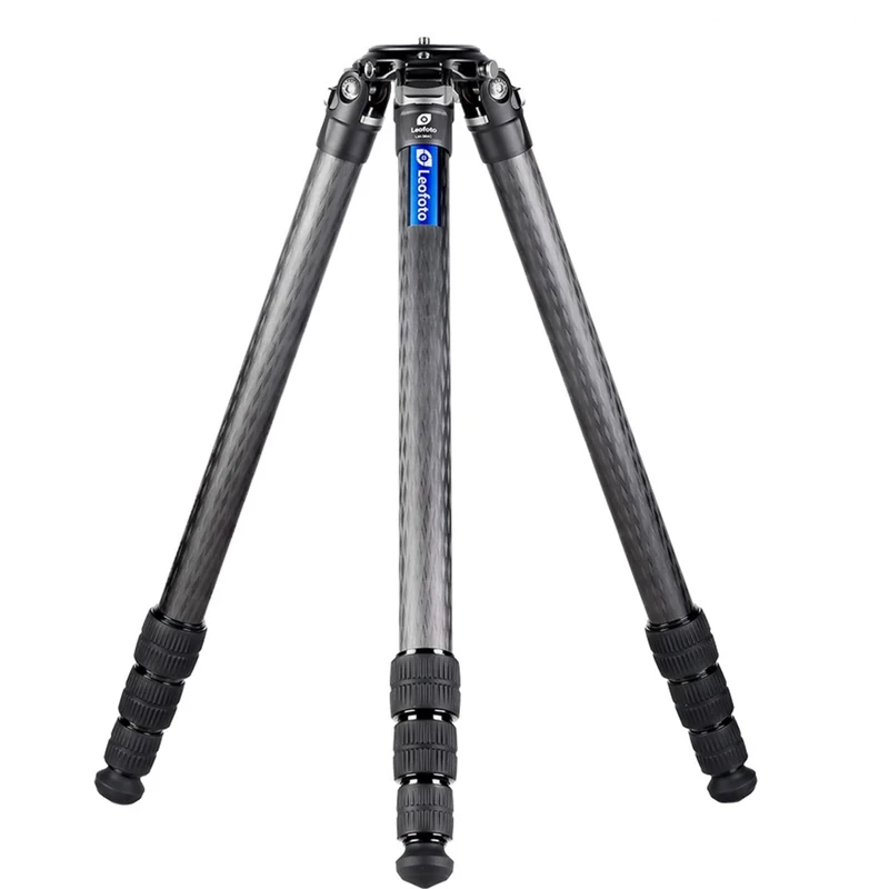 Leofoto - Summit - Carbon Tripod For Cameras - Load capacity of 30kg - Extendable Feet - Min. Height of 9,6 cm to a Max. Height of 170 cm - LM-364CL