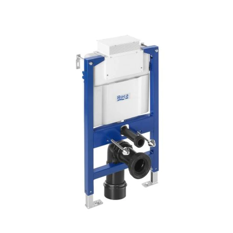 Roca, in-Wall Systems, DUPLO WC Under Window – Double Flush Flush Flush Cistern for Suspended Toilet, Allows Front or Upper Actuation, Elbow 90 ø / 110 ø, A890121010