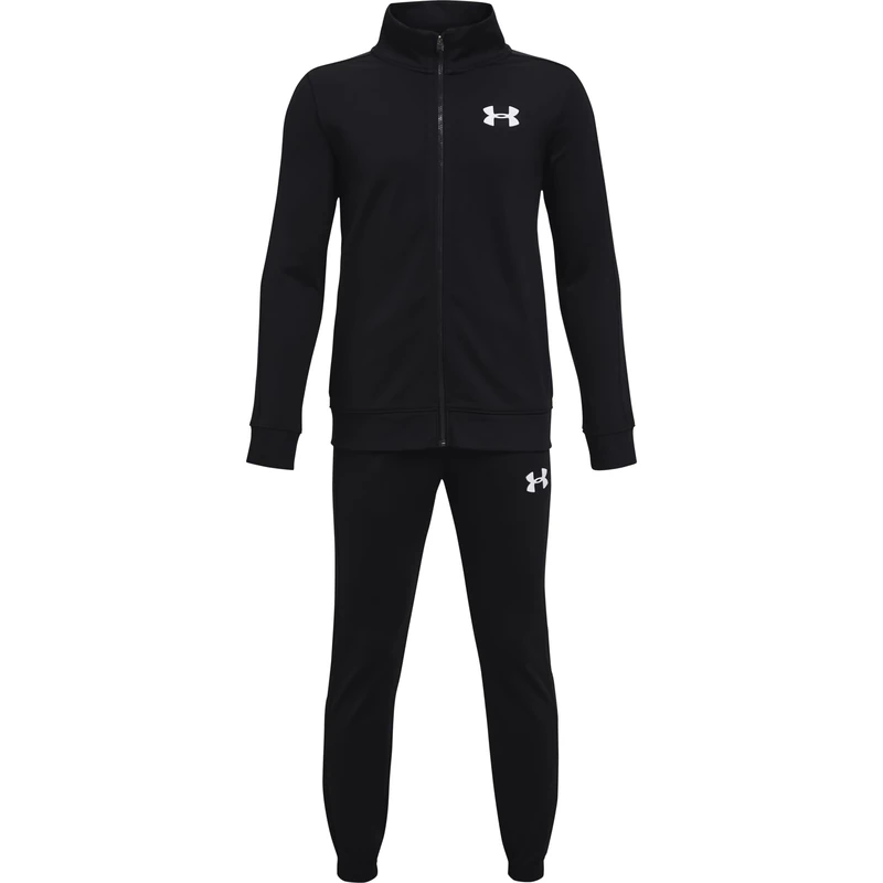 Under Armour Boy's Knit Warm Youth Tracksuit, Black, YS