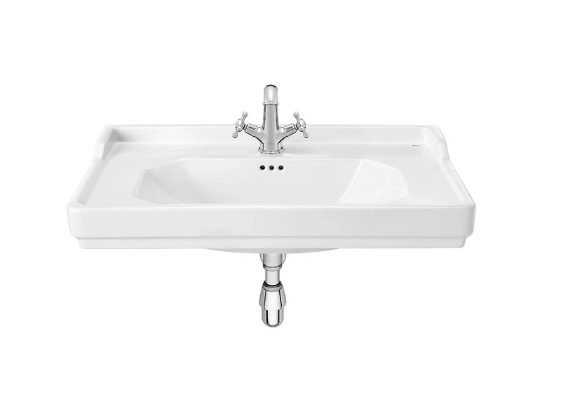 Roca, Carmen,Wall Porcelain Basin for Pedestal,White,800 mm x 500 mm x 225 mm,A3270A0000