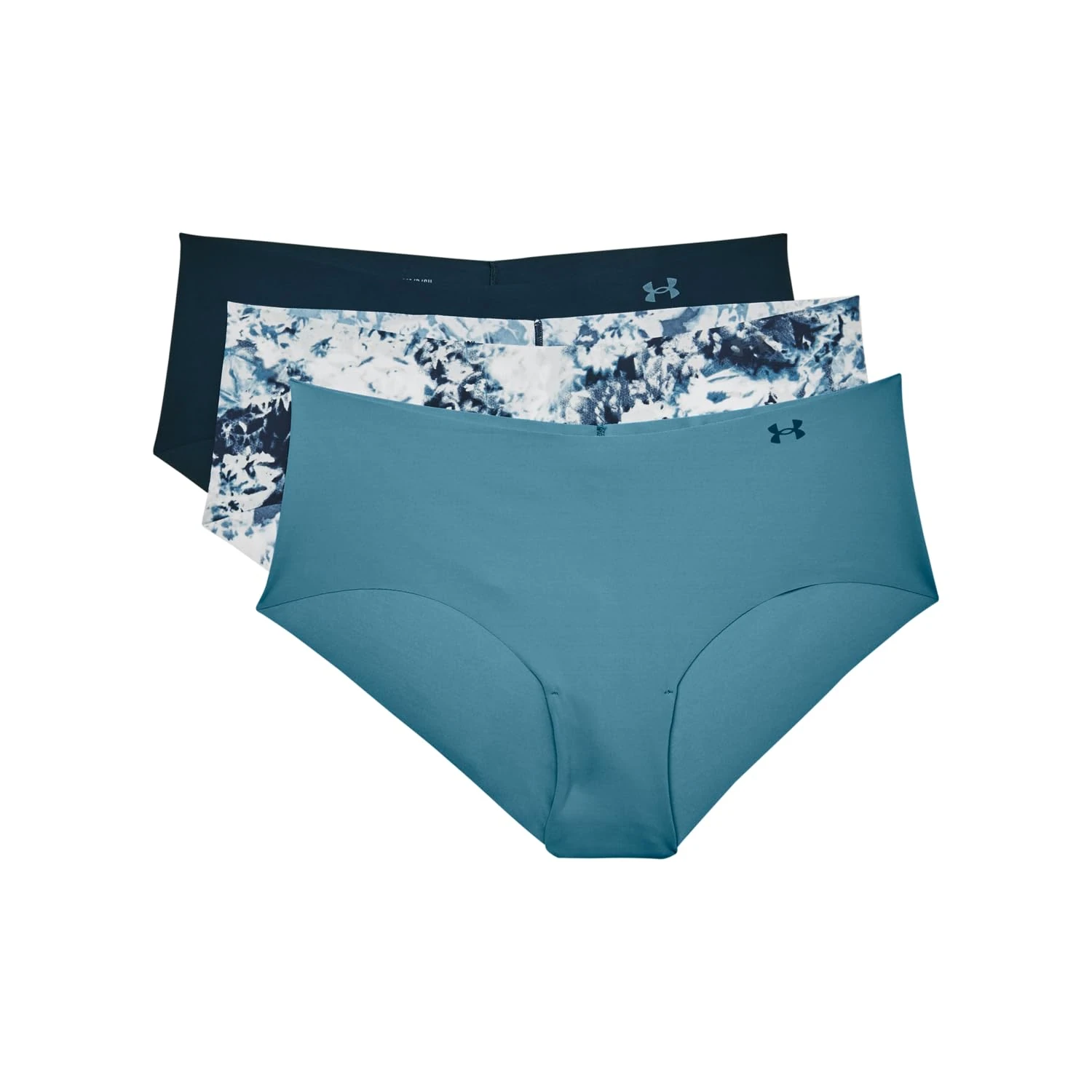 Under Armour Women's Hipster 3-Pack Printed Underwear , Blue Flannel (597)/Blue Flannel , X-Small