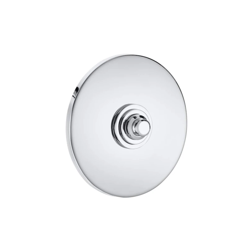 Flush Mount Double Flush Toilet Flush 6/3 Litre 18.5 x 1 x 18.5 cm Chrome Colour (A5A9777C00)