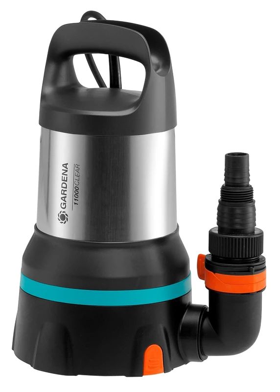 Gardena 09034-20 Clear Water Submersible Pump 11000 Aquasensor, Standard, Small, up to 11,000 l/h - LED Aqua Sensor