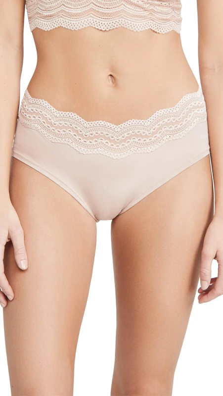 Cosabella Ceylon Modal Boyshort Panties - XL, Chevron Lace