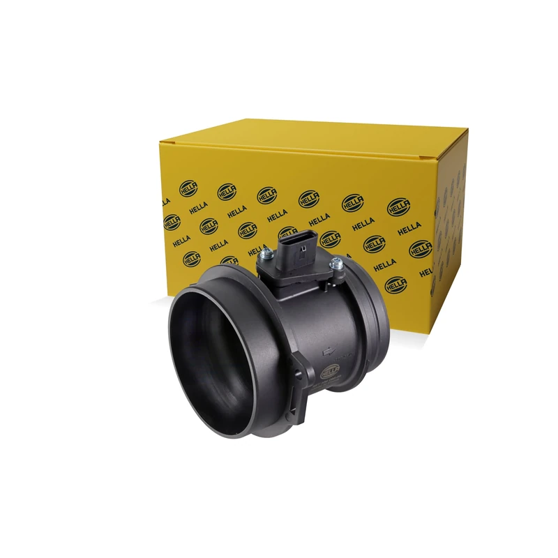 HELLA 8ET 358 095-381 Air Mass Sensor - 5-pin connector - Pipe-neck - without gasket / seal