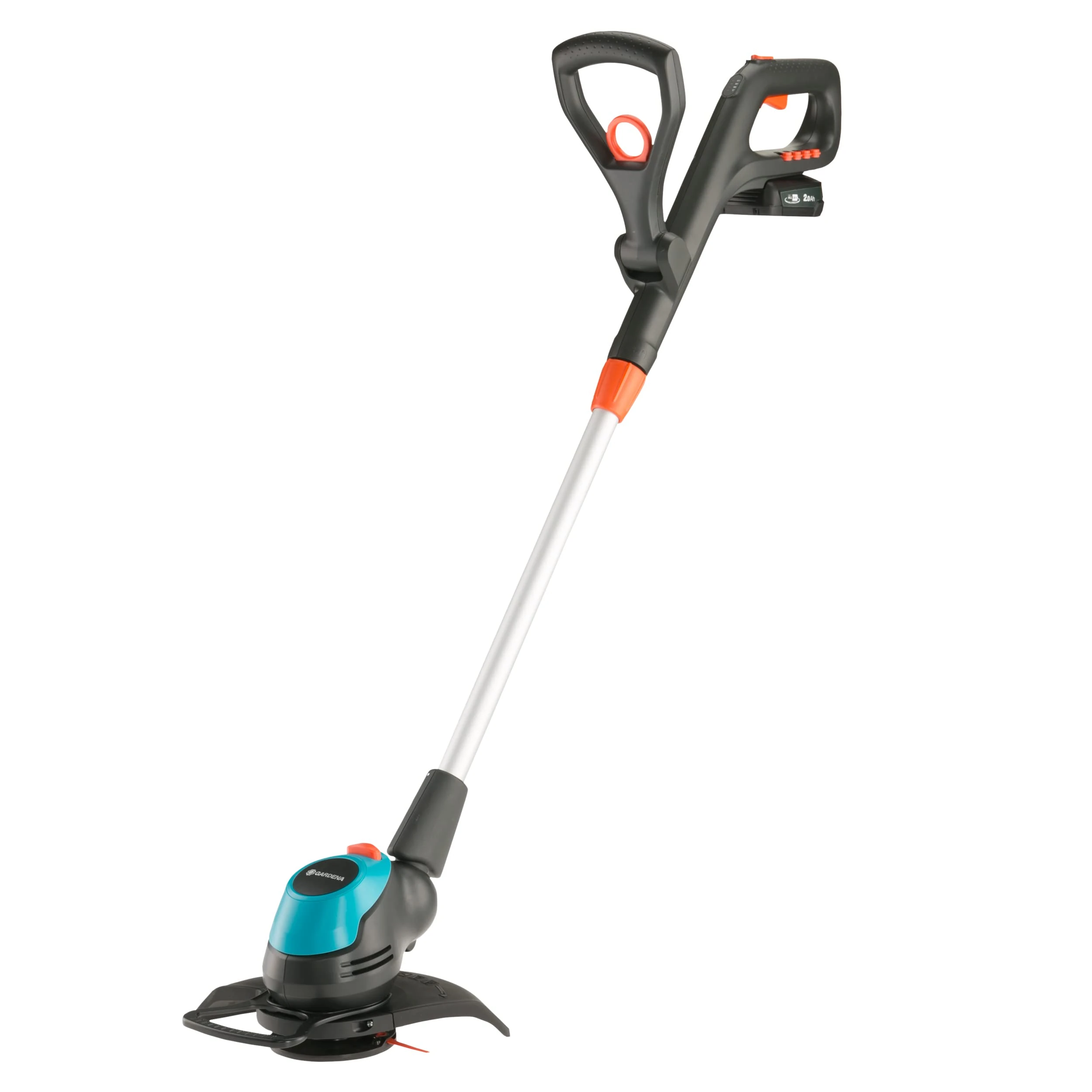 Gardena Ready-to-Use EasyCut 23/18V P4A Battery Trimmer: Trimmer 230mm Diam, Adjustable Handle, Plant Protection Bar and Tilt Adjustment Handle, with P4A 18V Battery (14700-20)