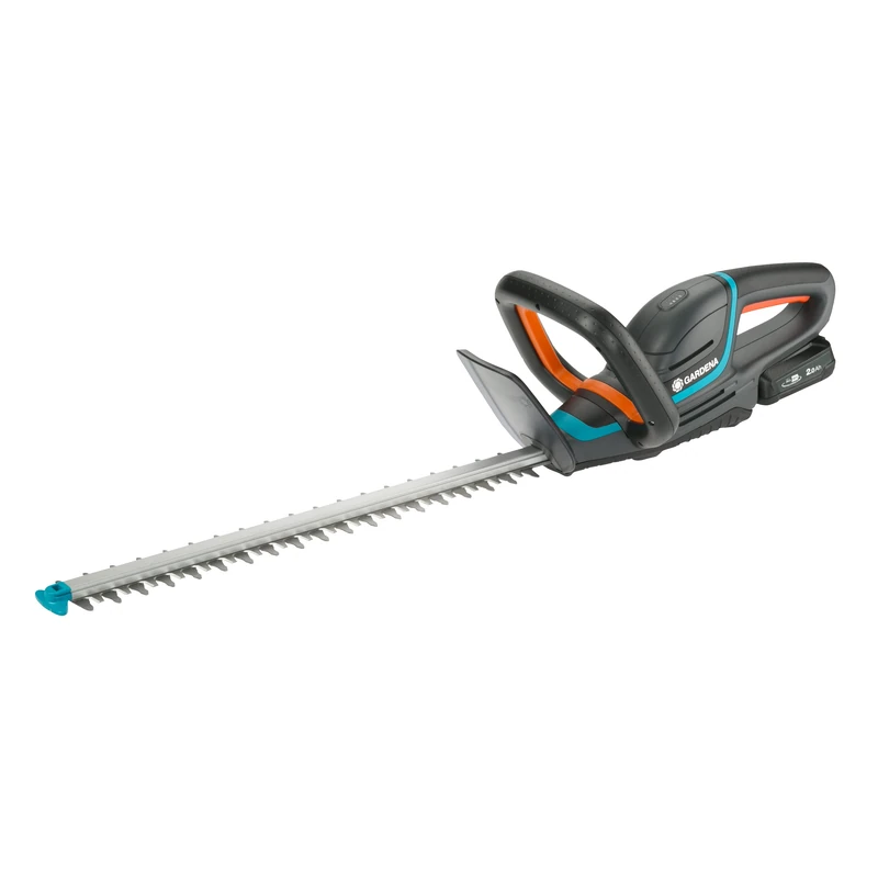GARDENA Tagliasiepi a batteria ComfortCut 50/18V-P4A Set: tagliasiepi con impugnatura ergonomica e protezione antiurto, peso ridotto per un uso più comodo, incl. batteria 18V P4A (14730-20)