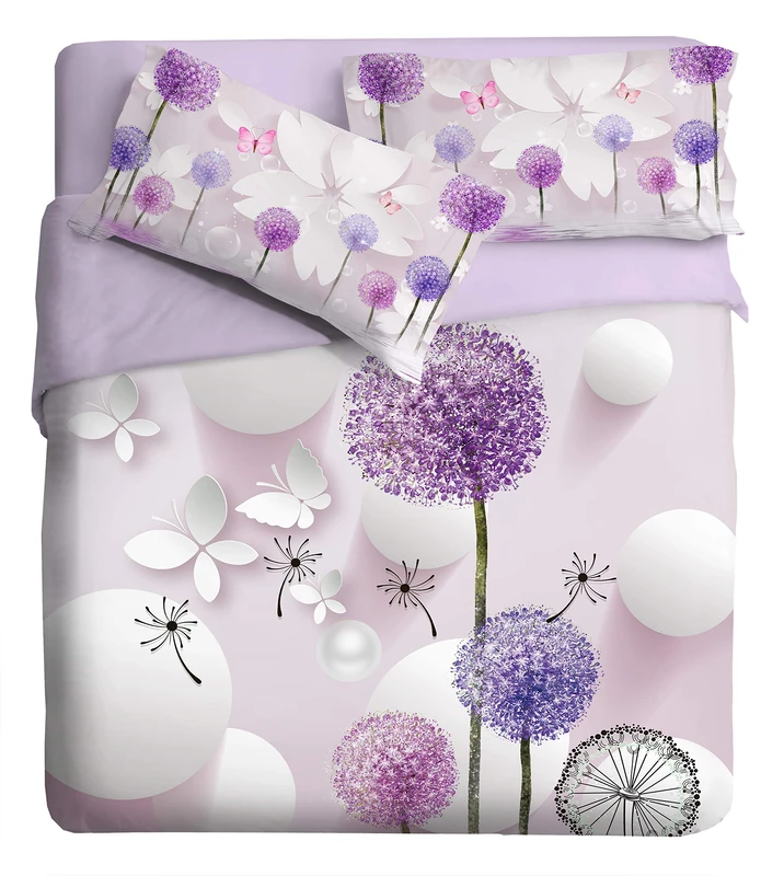 Ipersan Photo Duvet Cover Set Piazzato Fine Art 2 Squares Design Incanto