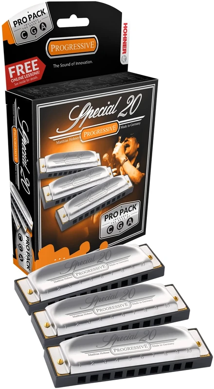 Hohner Special 20 Harmonica Pro Pack C G A Major - M5601XP