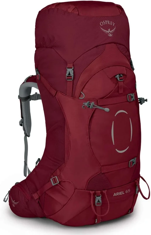 Osprey Ariel 65 Women's Backpacking Pack Claret Red - XS/S