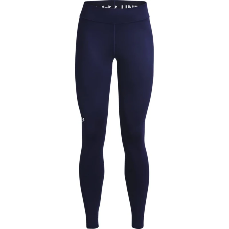 Under Armour Womens Coldgear Authentics Leggings Tights, Midnight Navy (410) / White, XL EU