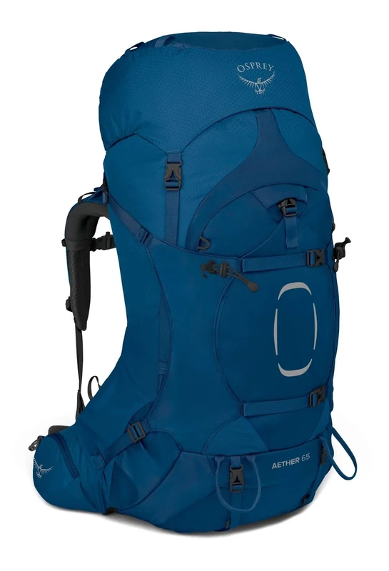 Osprey Europe Aether 65 Men's Backpacking Pack Deep Water Blue - L/XL