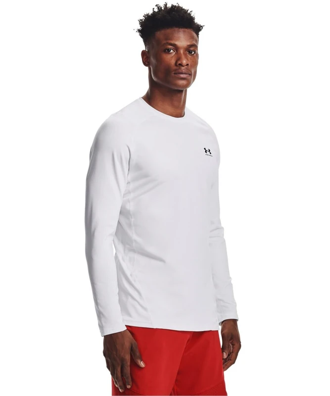 Under Armour Men UA CG Armour Fitted Crew, Warm Functional Shirt for Men, Lightweight Tight-Fit Long-Sleeve Sports Top , Thermal Long-Sleeve Shirt
