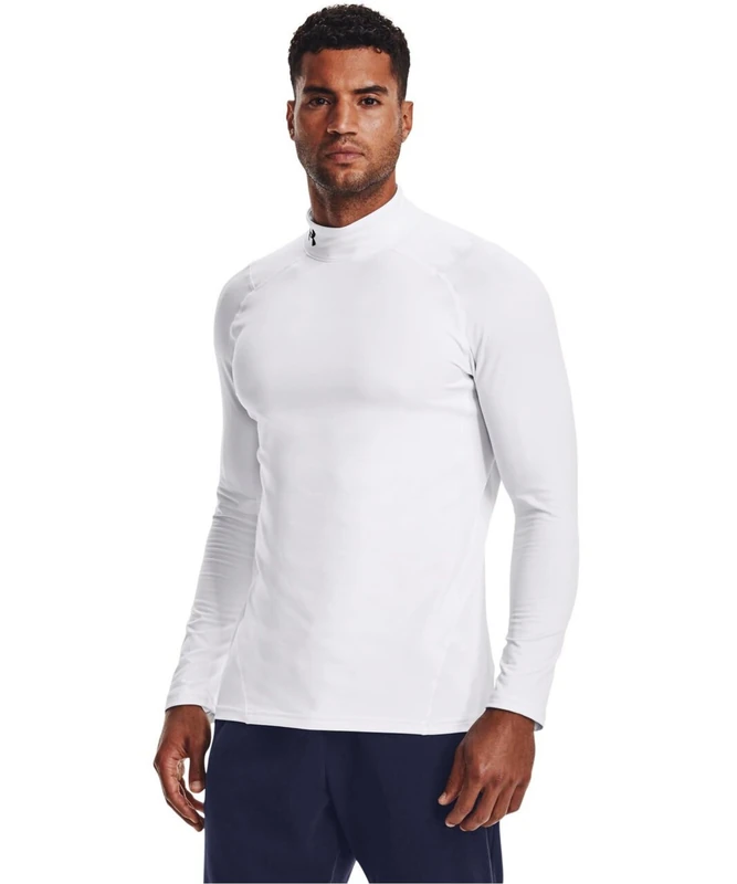 Under Armour Men UA CG Armour Fitted Mock, Warm Base Layer Top for Men, Compression Shirt for Running, Skiing, Winter Cold Weather Fitness Top
