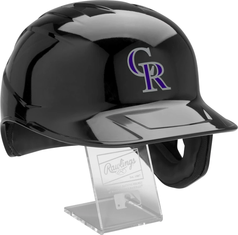 Rawlings Official MLB Mach Pro Replica Baseball Batting Helmet Series, Colorado Rockies