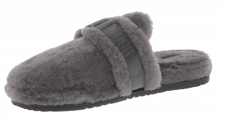 UGG Men's Fluff It Slipper, Summer, Metal Fluff, 3 UK