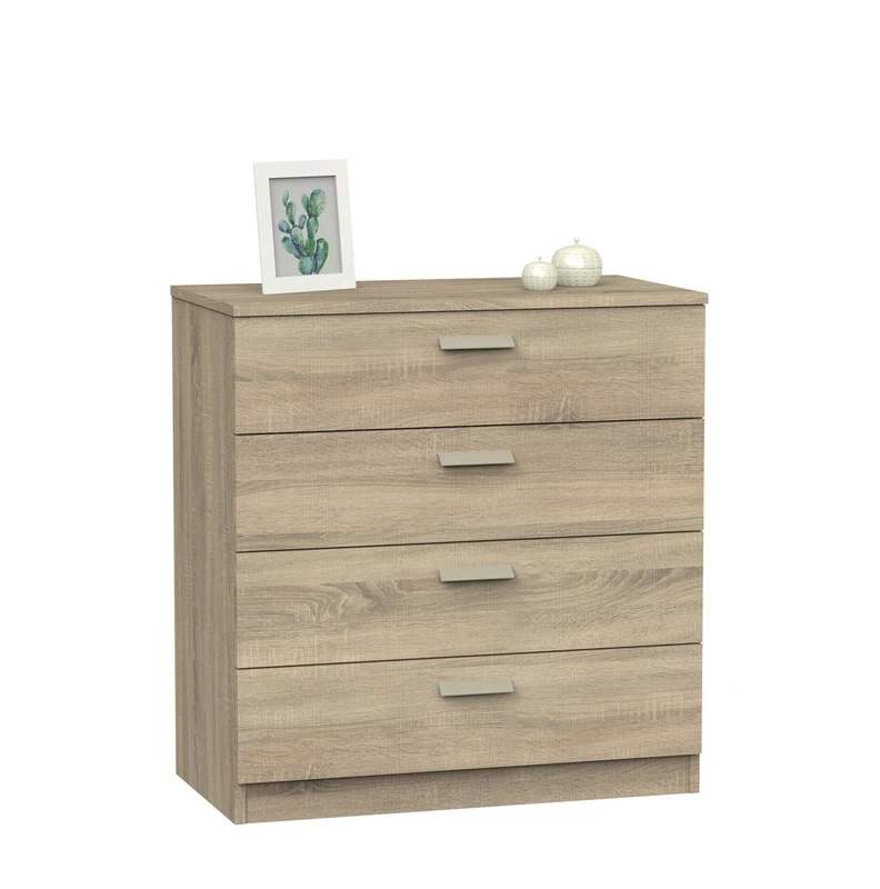 MUEBLES PITARCH Dresser, Particle board and high density melamine, Cambrian, 78 x 74 x 40 cm