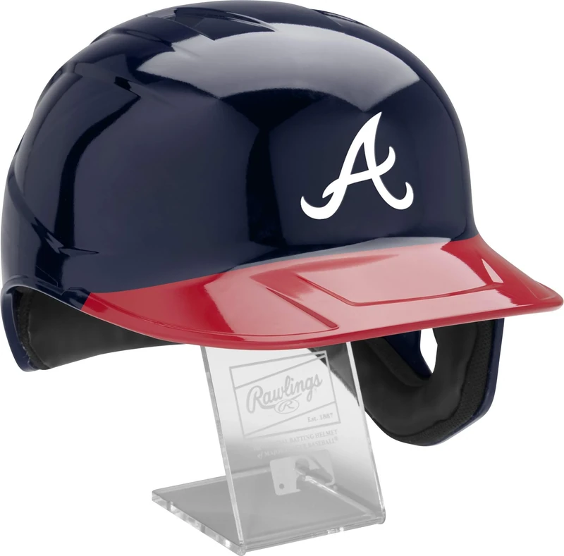 Rawlings | Official MLB Mach Pro Replica Baseball Batting Helmet Series | Atlanta Braves