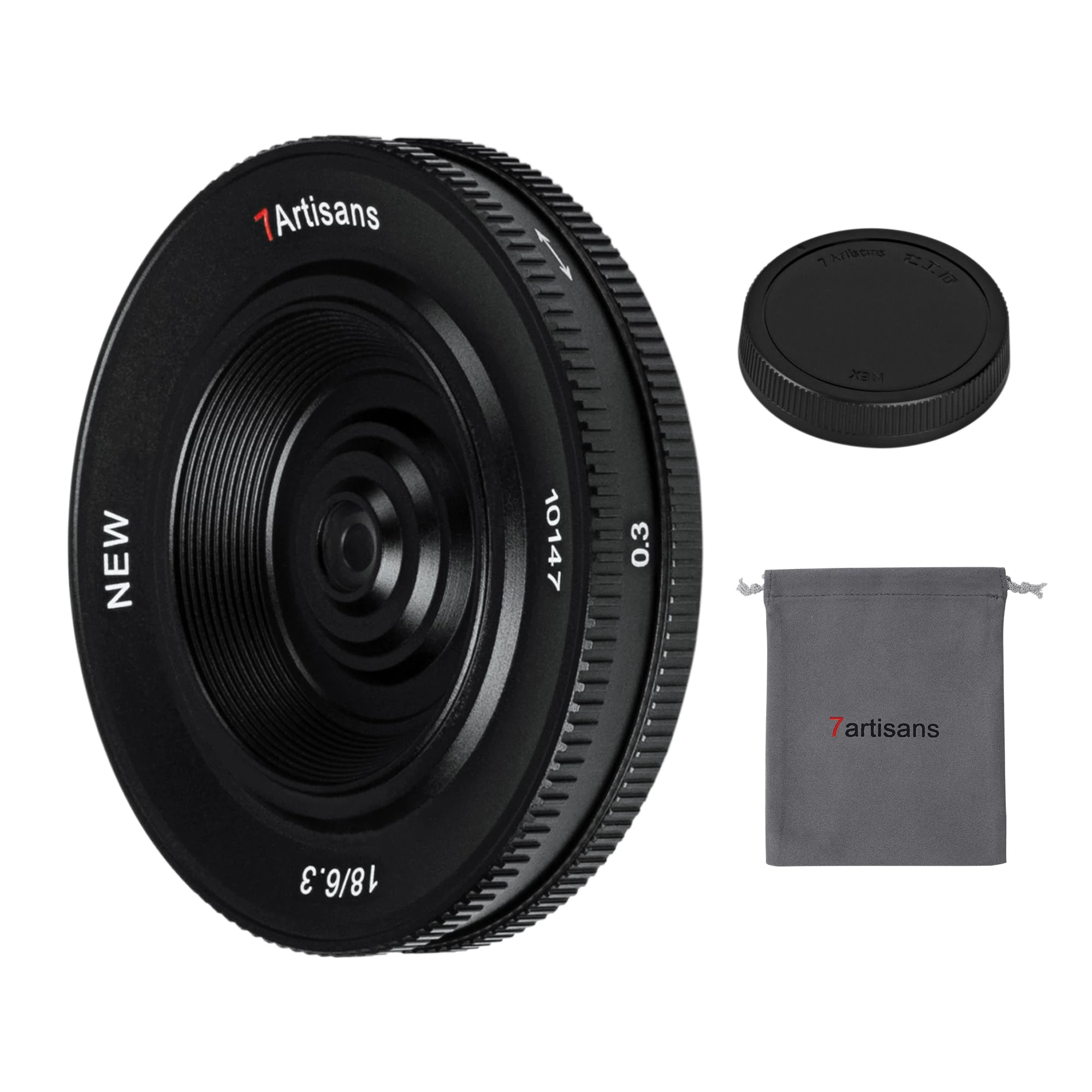 7artisans 18mm F6.3 Ultra-thin APS-C Prime Lens Fit for MFT M4/3 Compact Mirrorless Cameras For Panasonic GF1 GF2 GF3 GF5 GF6 GF7 GF8 GF9 G1 G2 G3 G4 G5 G6 G85 GH1 GH4 GH5