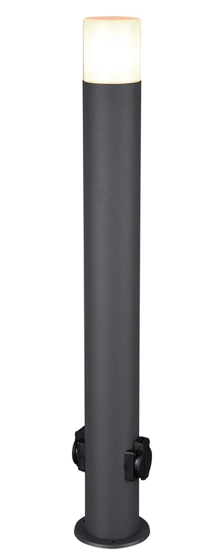 Trio 424067142 Ceiling Light, Aluminium Vinyl Plastic, Anthracite