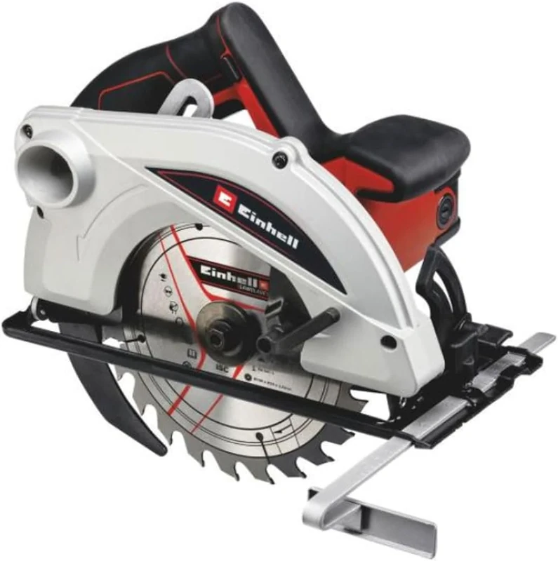 Einhell TC-CS 1410 190mm Circular Saw | 1410W, 5500 RPM, Tool-Free Adjustment of Depth and Angle | Includes 190x30mm Carbide Saw Blade