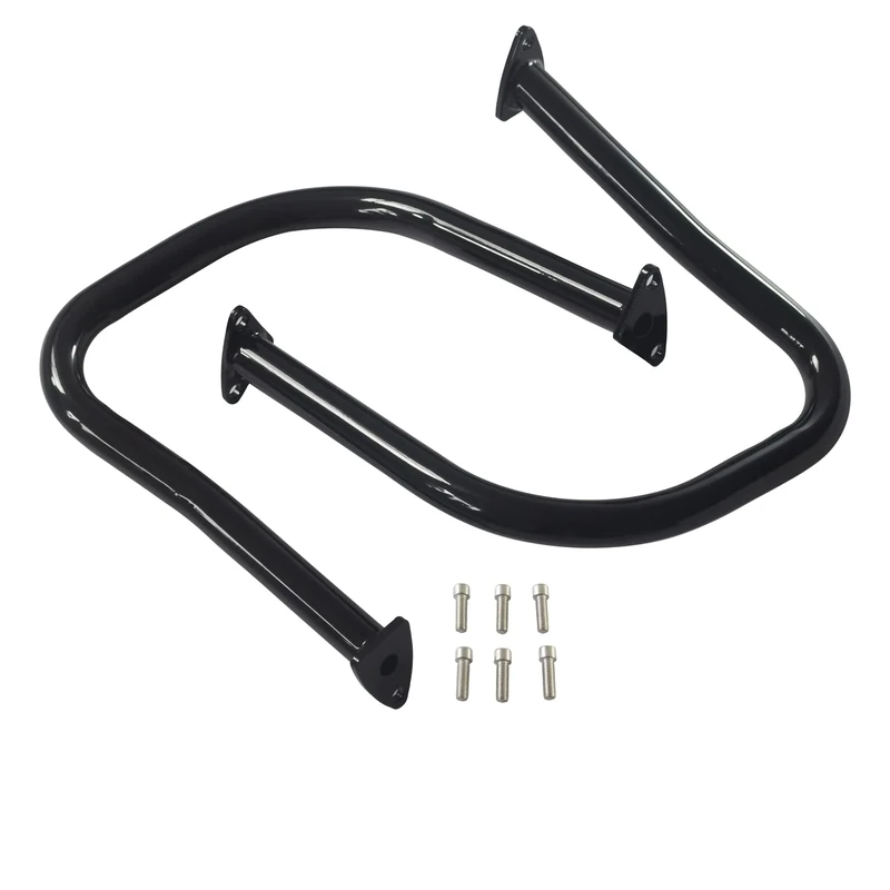 1 Pair Rear Highway Bars Saddlebag Crash Bars Engine Guards For Indian Chief Vintage Chieftain 2014-2021 Roadmaster 2015-2021 Dark Horse Springfield 2016-2021 Challenger 2020(Gloss Black)