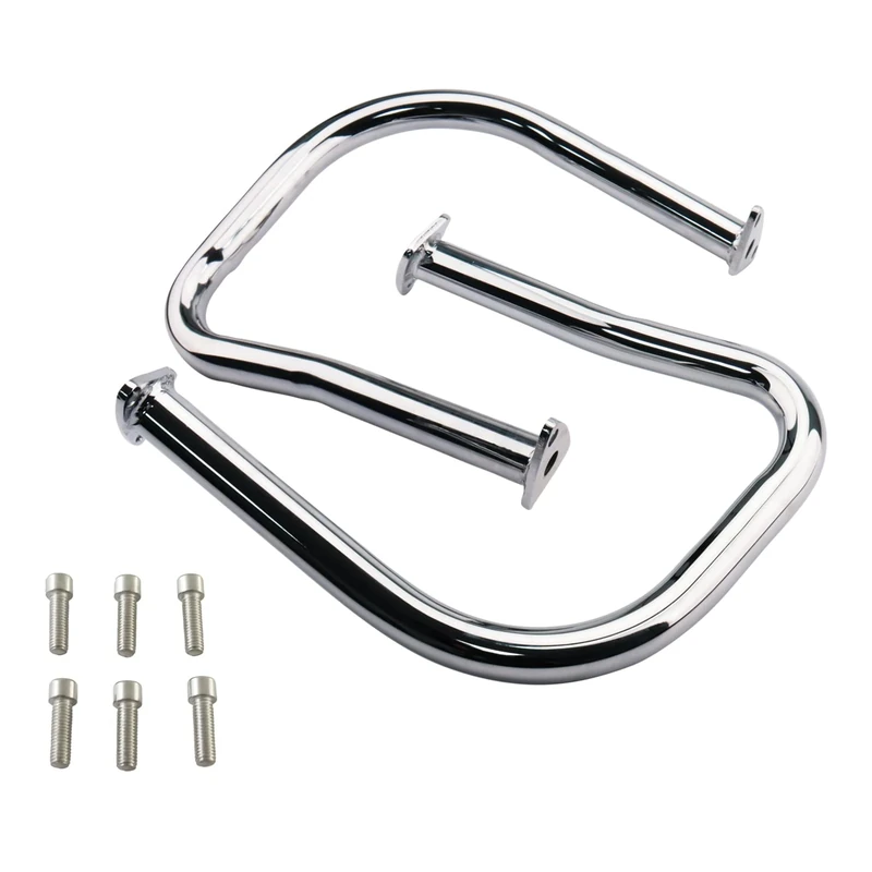 1 Pair Rear Highway Bars Saddlebag Crash Bars Engine Guards for Indian Chief Vintage Chieftain 2014-2021 Roadmaster 2015-2021 Dark Horse Springfield 2016-2021 Challenger 2020 (Chrome)