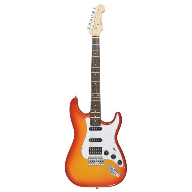 Chord | CAL64 Electric Guitars with H-S-S Pickups | Cherryburst