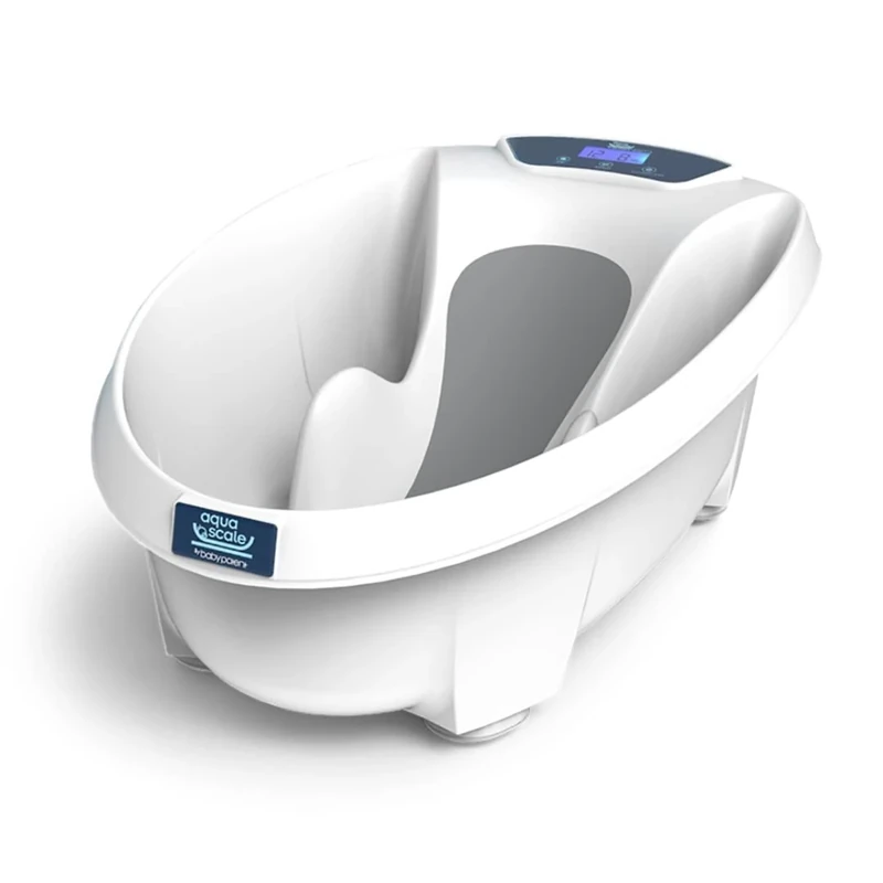 AquaScale V3 Next Generation Digital Baby Bath, White