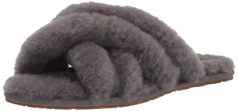 UGG Women's Scuffita Slipper, Charcoal, 3 UK