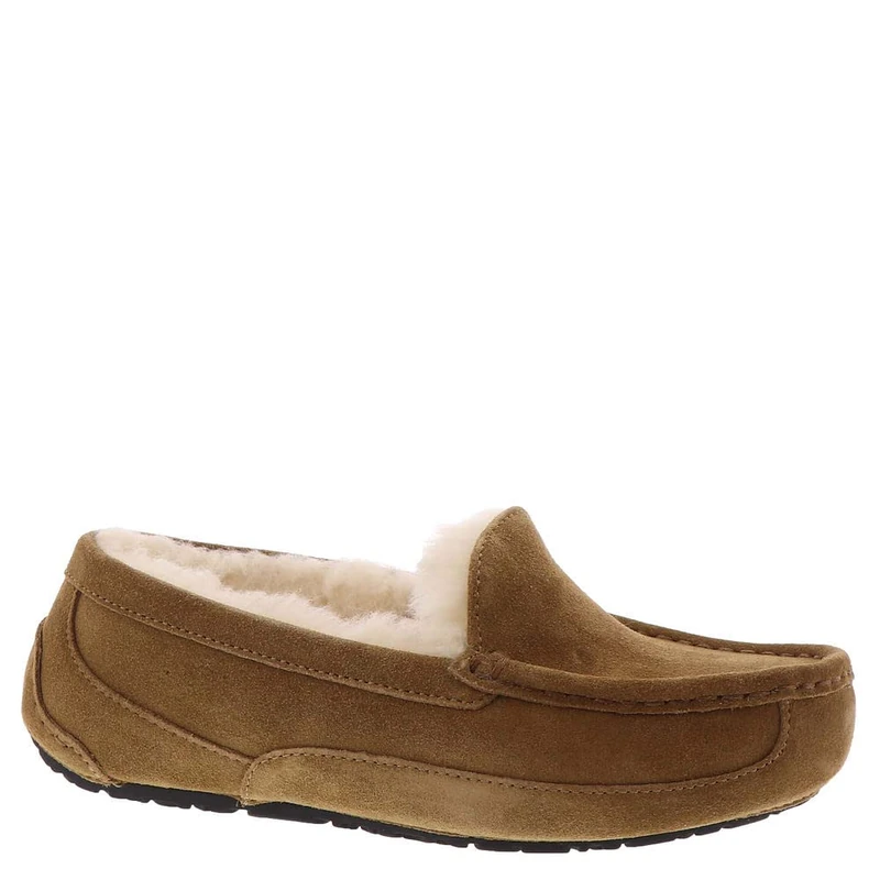 UGG Kid's Ascot Slipper, Chestnut Suede, 13 UK Child
