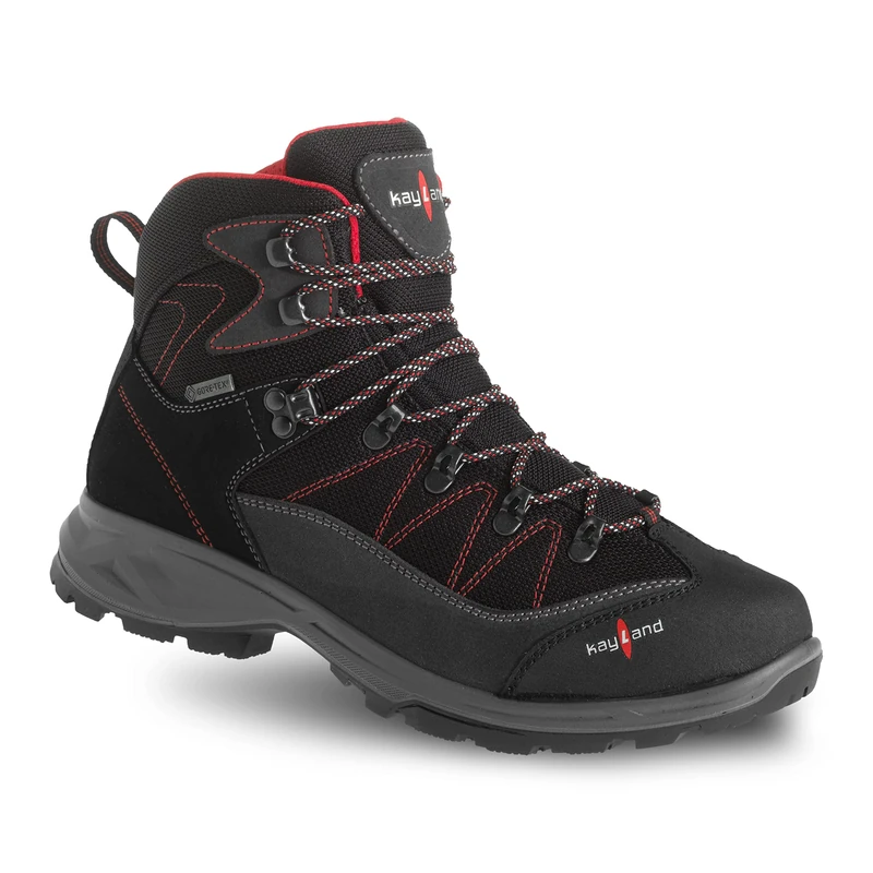 Kayland 018020600 ASCENT EVO GTX Hiking shoe Male BLACK RED EU 43 - Image 1