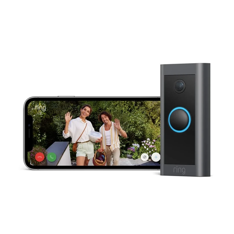 Ring Video Doorbell Wired | Doorbell Security Camera with 1080p HD Video, Advanced Motion Detection, hardwired (existing doorbell wiring required) | 30-day free trial of Ring Subscription Plan