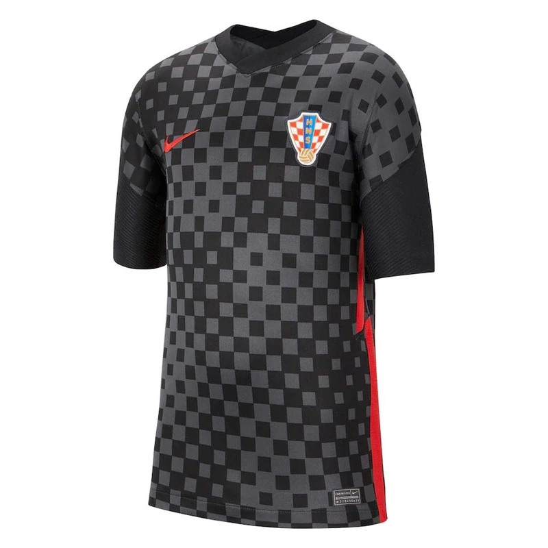 Nike Unisex Kids Cro BRT Stad T-Shirt, Anthracite/Black/University Red, X-Large
