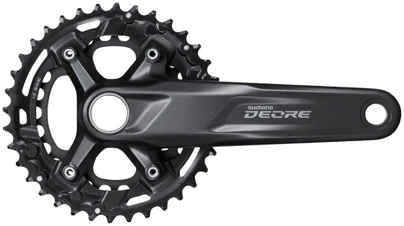 SHIMANO Deore FC-M5100 Deore chainset, 11-speed, 51.8 mm Boost chainline, 36/26T, 170 mm, One Size, 169819