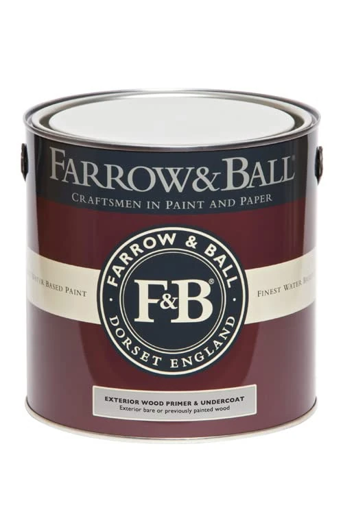 Farrow & Ball F&B 750ml Exterior Wood Primer & Undercoat-Red & Warm Tones-0.75 L