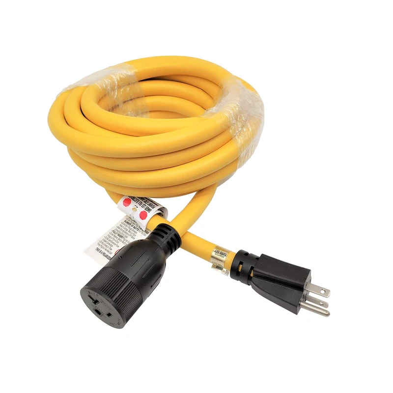 Parkworld NEMA 5-20 Extension Cord 5-20P to 5-20R (T Blade Female Also for 5-15R Adapter) 125V, 20A, 2500W (16FT) - Image 1