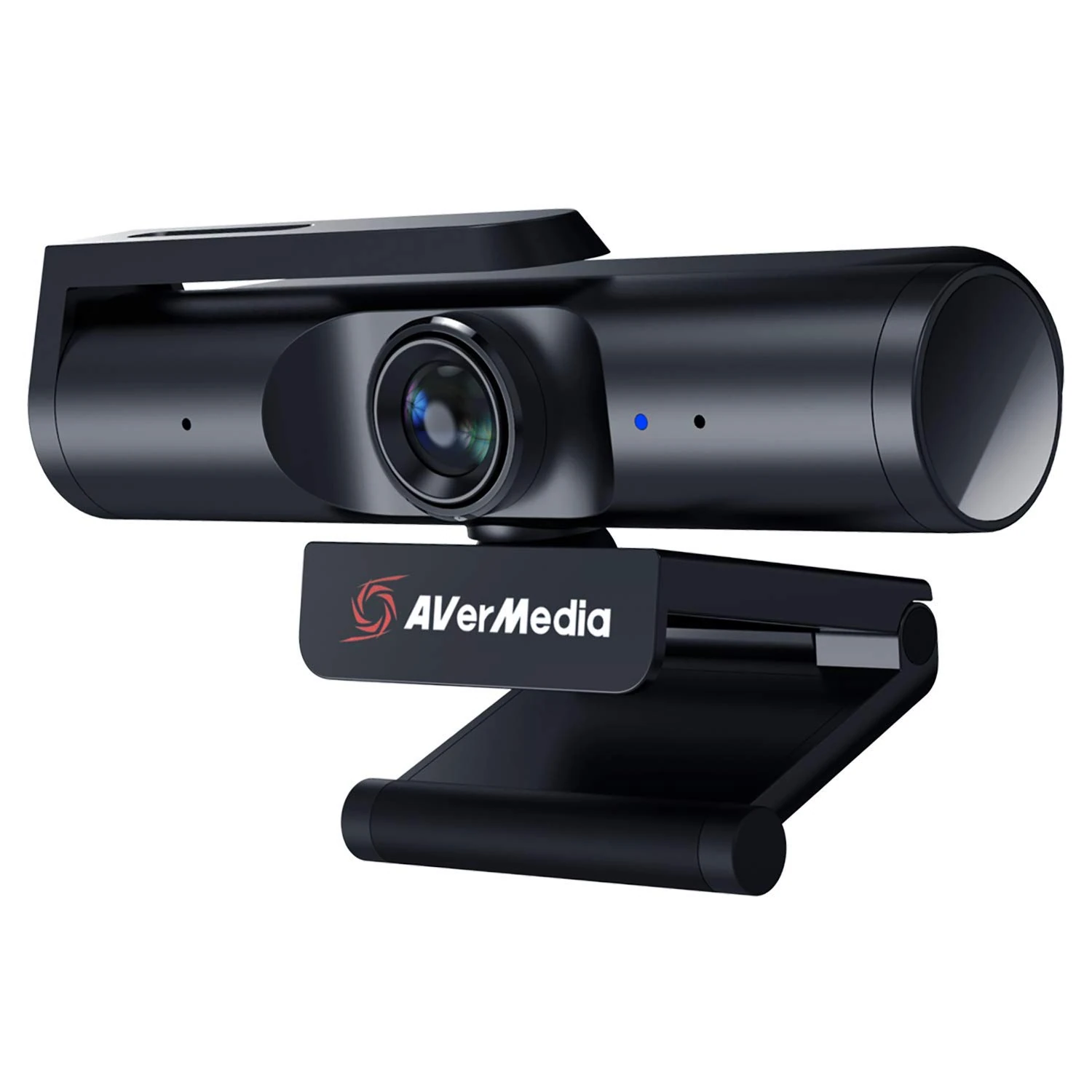 AVerMedia Live Streamer CAM 513 - 4K30 UHD, Ultra Wide Angle Webcam with Fixed-Focus Lens, for Indoor Lighting, works with OBS, Zoom, PW513 - Black