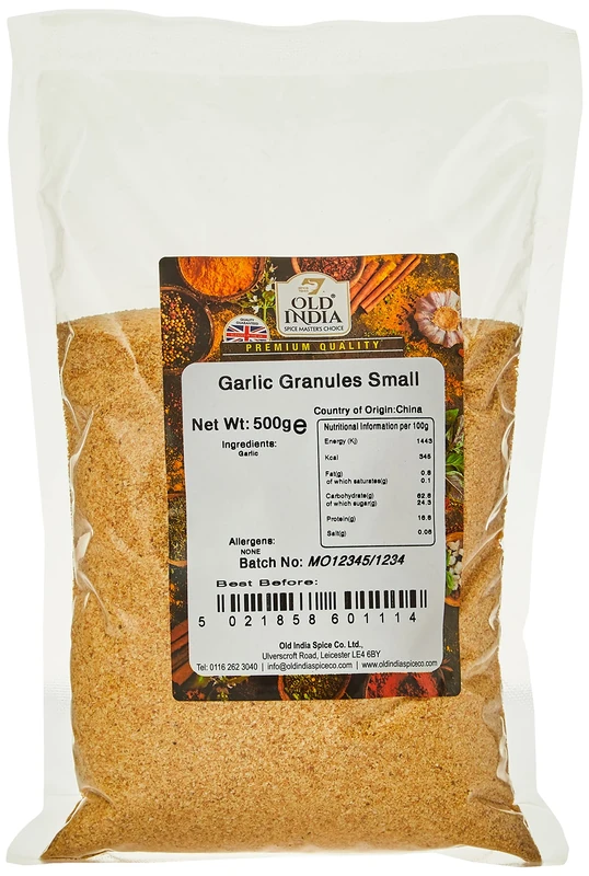 Old India Garlic Granules Small 500g
