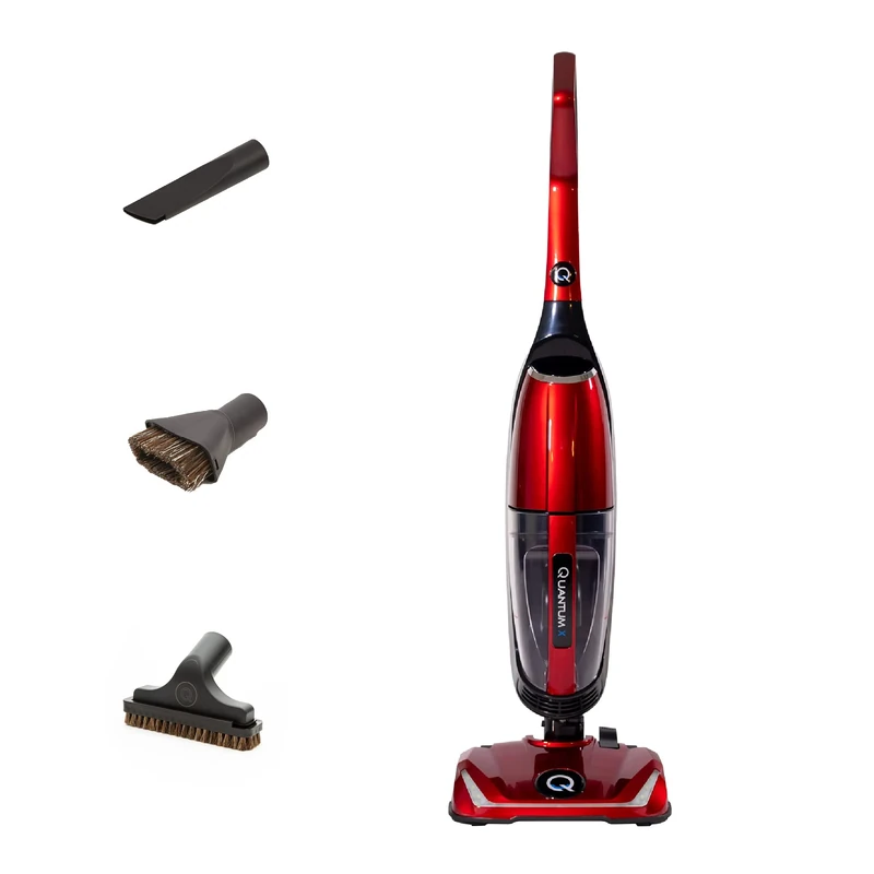 Quantum X Upright Water Vacuum Cleaner - No Filters, Telescopic Body, Pet Vacuum Cleaner and Picks Up Wet Spills, Unique Technology (Viper Red) - Image 1
