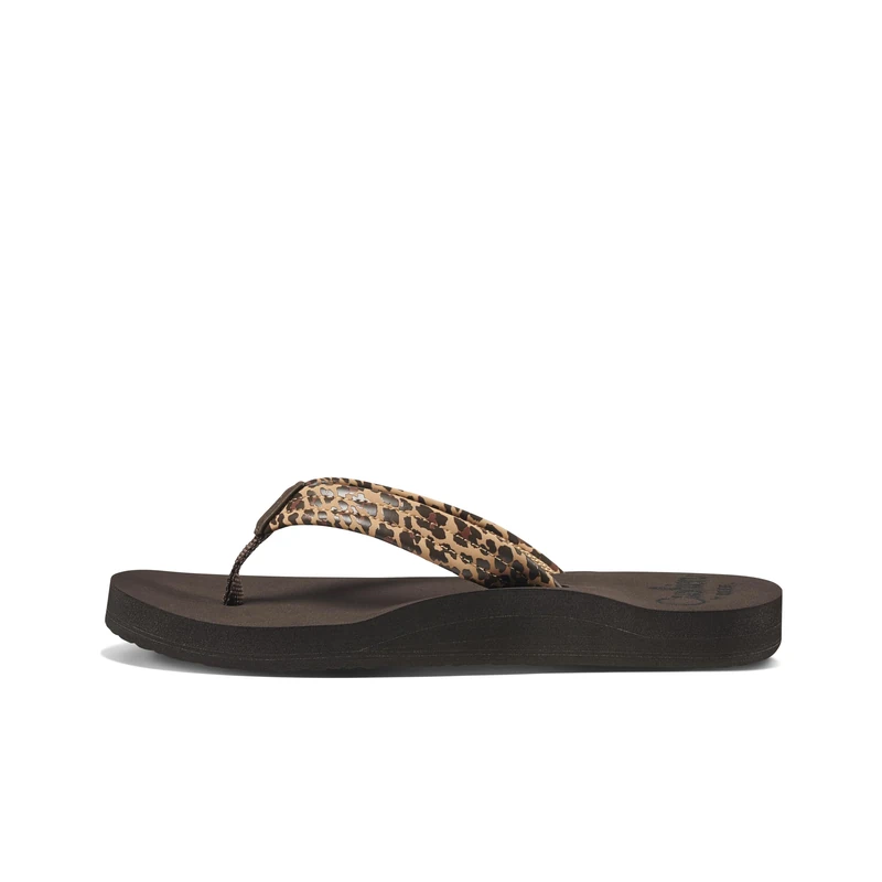 Reef Women's Cushion Breeze Sandals, Leopard, 3.5 UK