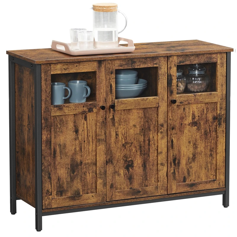 VASAGLE Industrial Sideboard Buffet Table - LSC099B01