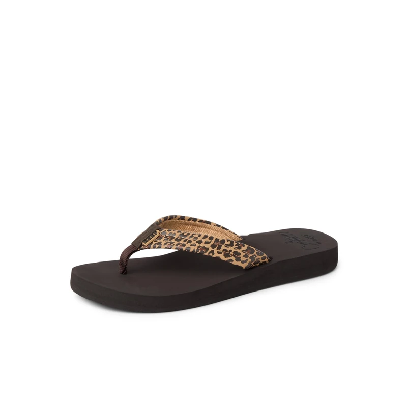 Reef Women's Cushion Breeze Sandals, Leopard, 4.5 UK
