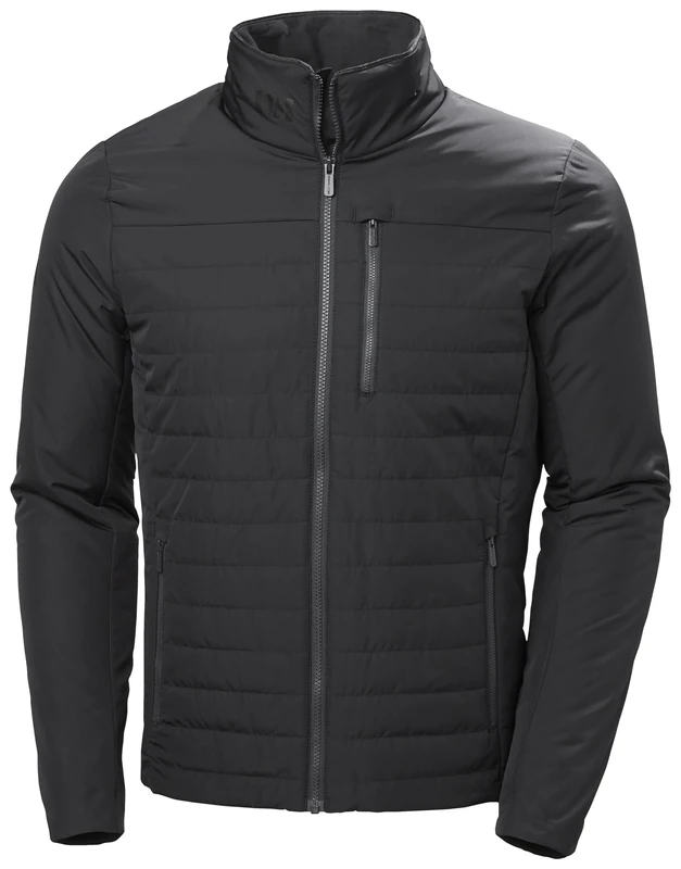 Helly Hansen Men's Crew Insulator Jacket 2.0, Ebony, 3XL
